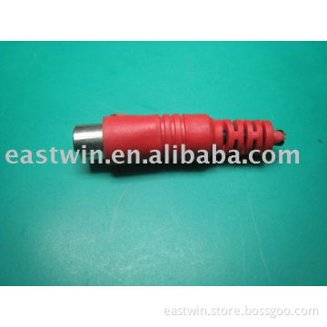 red audio connector and sr